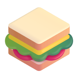 Sandwich 3d icon