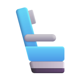 Seat 3d icon