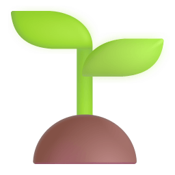 Seedling 3d icon