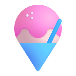 Shaved Ice 3d icon