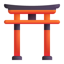 Shinto Shrine 3d icon