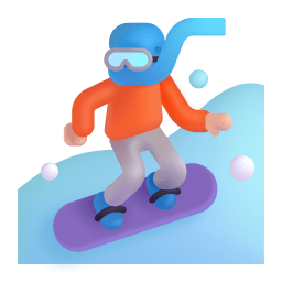 Snowboarder 3d Light icon