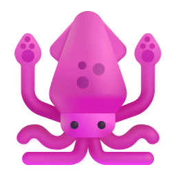 Squid 3d icon