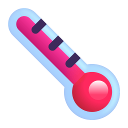 Thermometer 3d icon