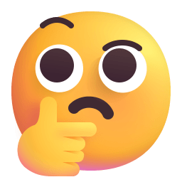 Thinking Face 3d icon