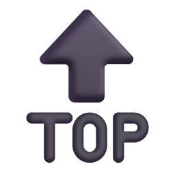 Top Arrow 3d icon