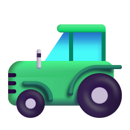 Tractor 3d icon