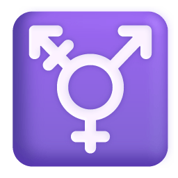 Transgender Symbol 3d icon