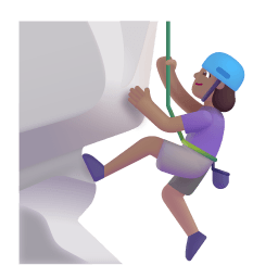 Woman Climbing 3d Medium icon