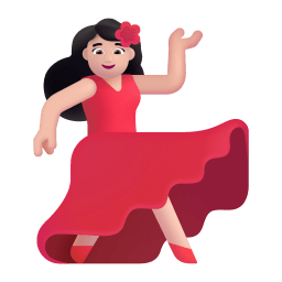 Woman Dancing 3d Light icon