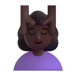 Woman Getting Massage 3d Dark icon