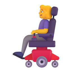 Woman In Motorized Wheelchair 3d Default icon