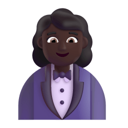 Woman In Tuxedo 3d Dark icon