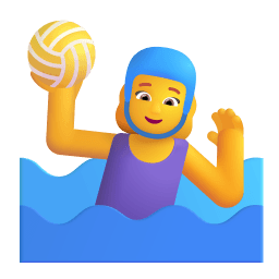 Woman Playing Water Polo 3d Default icon