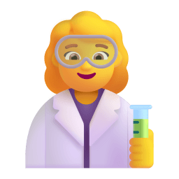 Woman Scientist 3d Default icon