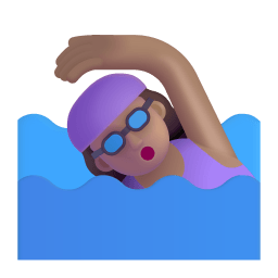 Woman Swimming 3d Medium icon