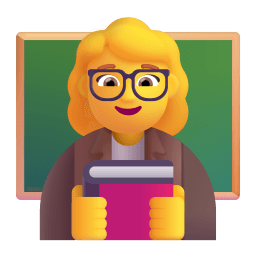 Woman Teacher 3d Default icon