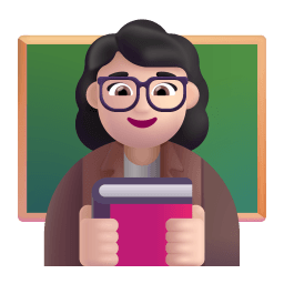 Woman Teacher 3d Light icon