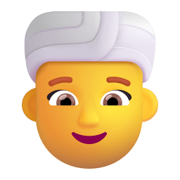 Woman Wearing Turban 3d Default icon