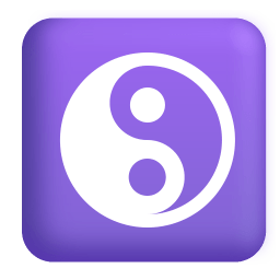 Yin Yang 3d icon