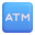 Atm Sign 3d icon