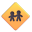 Children Crossing 3d icon