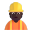 Construction Worker 3d Dark icon