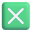 Cross Mark Button 3d icon