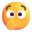 Face With Open Eyes And Hand Over Mouth 3d icon