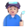Factory Worker 3d Light icon