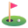 Flag In Hole 3d icon