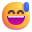 Grinning Face With Sweat 3d icon