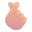 Hand With Index Finger And Thumb Crossed 3d Medium Light icon
