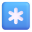 Keycap Asterisk 3d icon