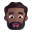 Man Beard 3d Medium Dark icon
