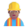 Man Construction Worker 3d Medium icon