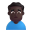 Man Frowning 3d Dark icon