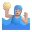 Man Playing Water Polo 3d Medium Light icon