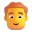 Man Red Hair 3d Default icon