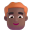 Man Red Hair 3d Medium Dark icon