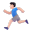 Man Running 3d Light icon