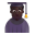 Man Student 3d Dark icon