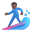 Man Surfing 3d Medium Dark icon