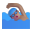 Man Swimming 3d Medium icon