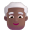 Man White Hair 3d Medium Dark icon