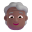 Older Person 3d Medium Dark icon