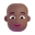 Person Bald 3d Medium Dark icon