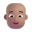 Person Bald 3d Medium icon