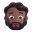 Person Beard 3d Medium Dark icon
