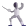 Person Fencing 3d icon